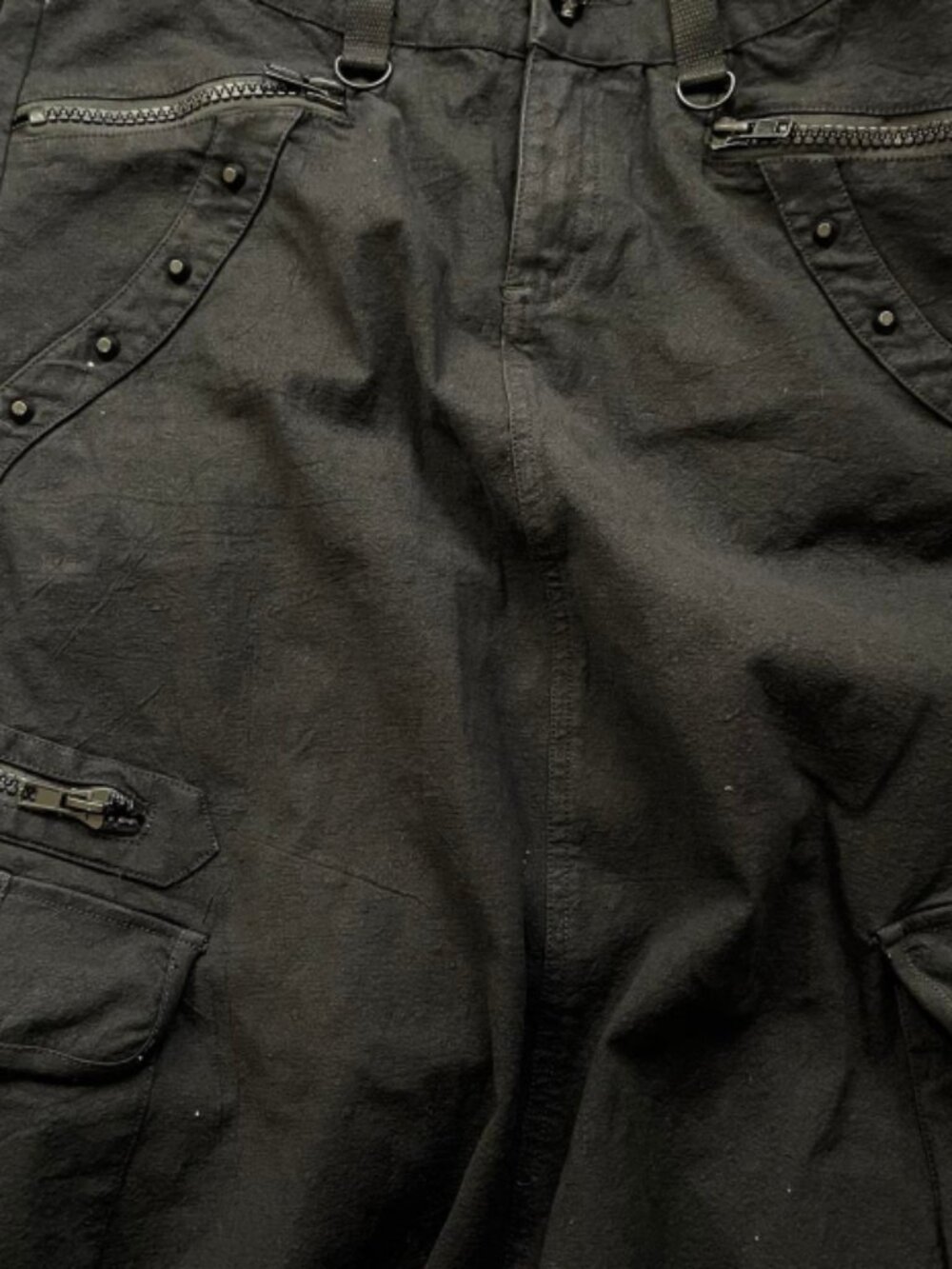 Personalized rivet workwear skirt